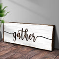 Gather Wall Art Sign II by Tailored Canvases
