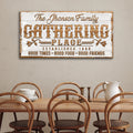 Gathering Place Personalized Sign II by Tailored Canvases