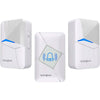 GazingSure Advanced Wireless Doorbell Kit with Two Plug-in Chimes & 1500ft Range