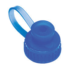 BLUE K-STYLE BOTTLE ADAPTER CAPS - 28MM (MEDIUM NECK), 25 COUNT by Pasteur Pharmacy