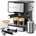 Geek Chef Espresso Machine Coffee with Milk Frother Steam Wand by DailySale