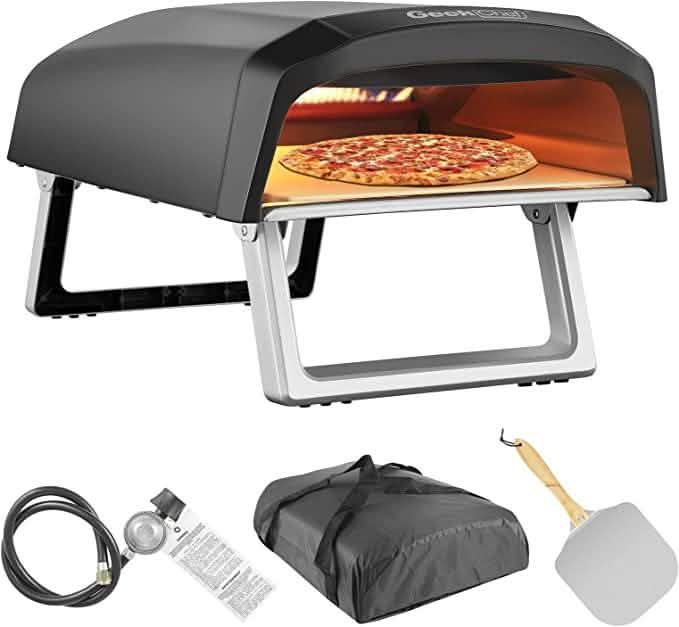 Geek Chef Outdoor Pizza Oven Pizza Grilling 12'' Portable Gas Oven by DailySale
