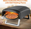 Geek Chef Outdoor Pizza Oven Pizza Grilling 12'' Portable Gas Oven by DailySale