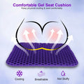 Gel Seat Cushion Non-Slip Breathable Honeycomb Sitting Cushion Pressure Pad by DailySale