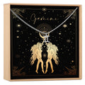Gemini Zodiac Deity Necklace by Dear Ava