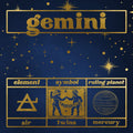 Gemini Zodiac Gift Box Set by Dear Ava