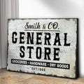 General Store Sign by Tailored Canvases