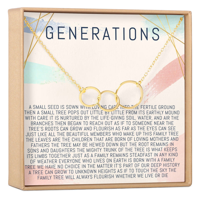 Generations Necklace, Multiple Styles Jewelry by Dear Ava