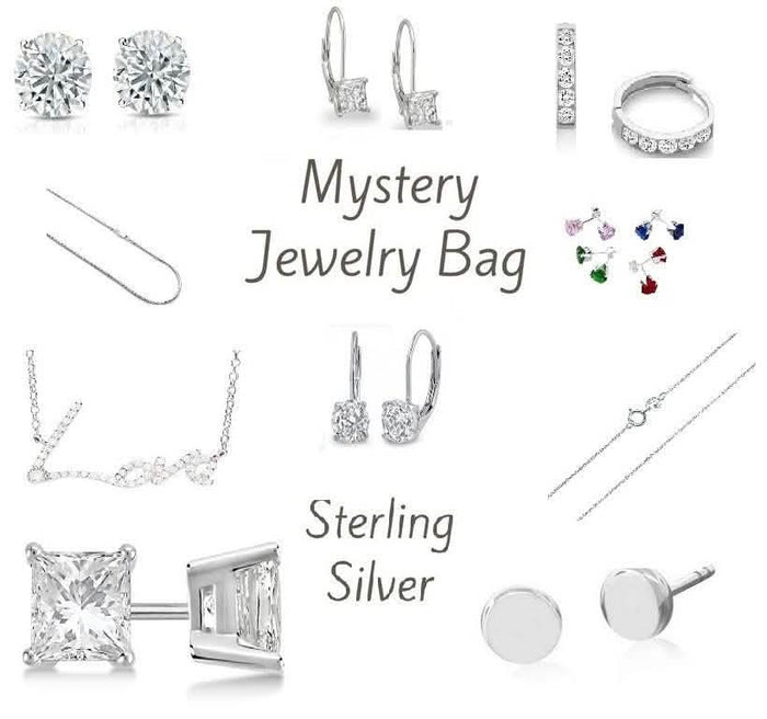 Genuine 925 Sterling Silver Jewelry Mystery Bag by DailySale