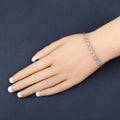 Genuine Aquamarine Bolo Bracelet by Fine Color Jewels