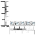 Genuine Aquamarine Bolo Bracelet by Fine Color Jewels