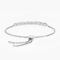 Genuine Aquamarine Bolo Bracelet by Fine Color Jewels