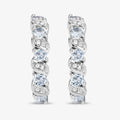 Genuine Blue Aquamarine Earrings by Fine Color Jewels