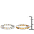 Genuine Citrine Hoop Earrings by Fine Color Jewels