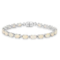 Genuine Ethiopian Opal Tennis Bracelet by Fine Color Jewels