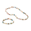 Genuine Freshwater Pearl Necklace And Bracelet Set