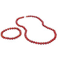 Genuine Freshwater Pearl Necklace And Bracelet Set by DailySale