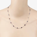 Genuine Garnet By the Yard Necklace by Fine Color Jewels