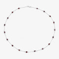 Genuine Garnet By the Yard Necklace by Fine Color Jewels