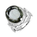 Genuine Green Amethyst Jewelry Set by Fine Color Jewels
