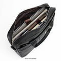 Genuine Leather Business Bag Briefcase - Laptops up to 16-inch by Zerodamage Sahara Case LLC