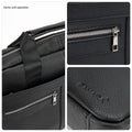 Genuine Leather Business Bag Briefcase - Laptops up to 16-inch by Zerodamage Sahara Case LLC
