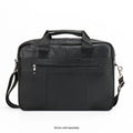 Genuine Leather Business Bag Briefcase - Laptops up to 16-inch by Zerodamage Sahara Case LLC