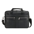 Genuine Leather Business Bag Briefcase - Laptops up to 16-inch by Zerodamage Sahara Case LLC