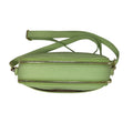 Genuine Leather Double Zipper Crossbody by MiamiLeathers.com