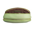 Genuine Leather Double Zipper Crossbody by MiamiLeathers.com