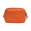 Genuine Leather Double Zipper Crossbody