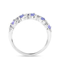 Genuine London Blue Topaz 5 Stone Ring by Fine Color Jewels
