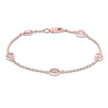 Genuine Morganite By The Yard Bracelet by Fine Color Jewels