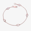 Genuine Morganite By The Yard Bracelet by Fine Color Jewels