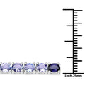 Genuine Multi Stone Eternity Bracelet by Fine Color Jewels