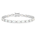 Genuine Opal Tennis Bracelet by Fine Color Jewels