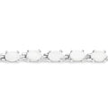 Genuine Opal Tennis Bracelet by Fine Color Jewels