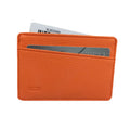Genuine Pebbled Leather Slim Wallet by MiamiLeathers.com