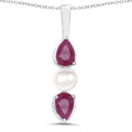 Genuine Ruby Jewelry Set by Fine Color Jewels