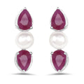 Genuine Ruby Jewelry Set by Fine Color Jewels
