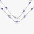 Genuine Tanzanite By The Yard Necklace by Fine Color Jewels