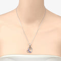Genuine Tanzanite Heart Pendant Necklace by Fine Color Jewels