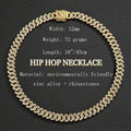 Geometric Bling Hip-Hop Cuban Chain Neckiace by DailySale