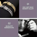 Geometric Bling Hip-Hop Cuban Chain Neckiace by DailySale