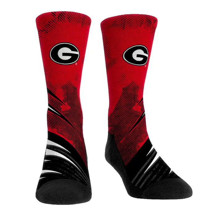 Georgia Bulldogs - Slash Slant by Rock 'Em Socks
