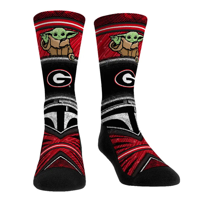 Georgia Bulldogs - Star Wars - Grogu Intergalactic Fan by Rock 'Em Socks