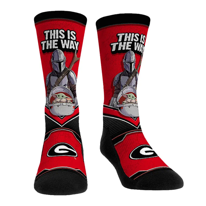 Georgia Bulldogs - Star Wars - This Is The Way by Rock 'Em Socks
