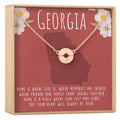 Georgia Compass Pendant Necklace by Dear Ava