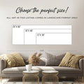Get Comfy Sign by Tailored Canvases