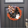 Ghost Halloween Wreath Front Door Décor by DailySale
